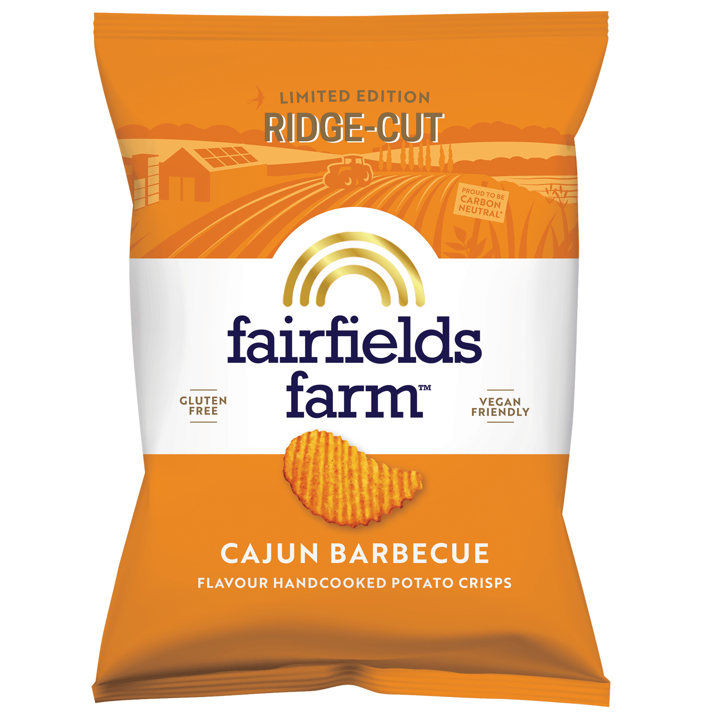 New Cajun Barbecue Ridge-Cut Crisps 150g (Limited-edition)