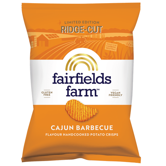 New Cajun Barbecue Ridge-Cut Crisps 10 x 150g (Limited-edition)