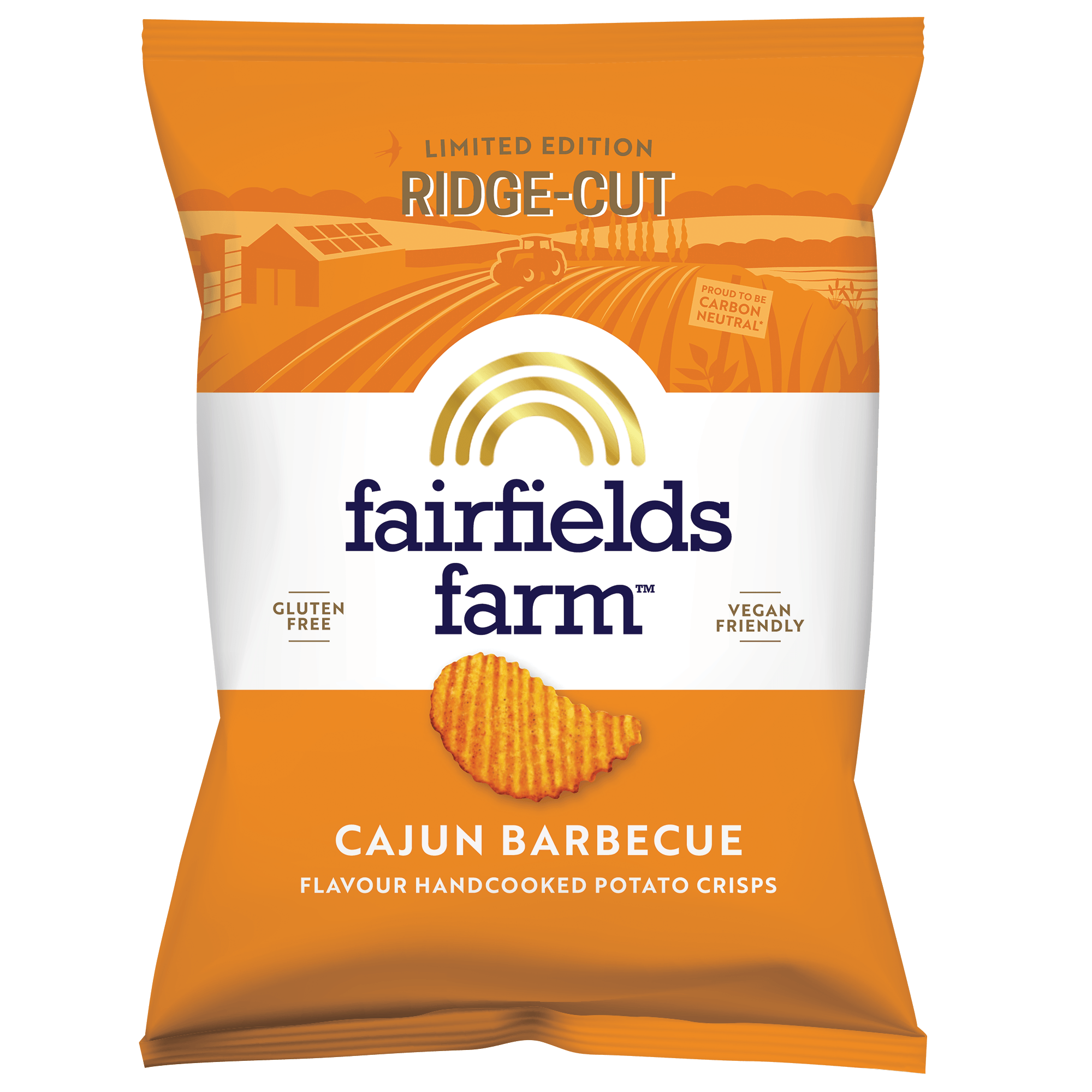 New Cajun Barbecue Ridge-Cut Crisps 150g (Limited-edition)