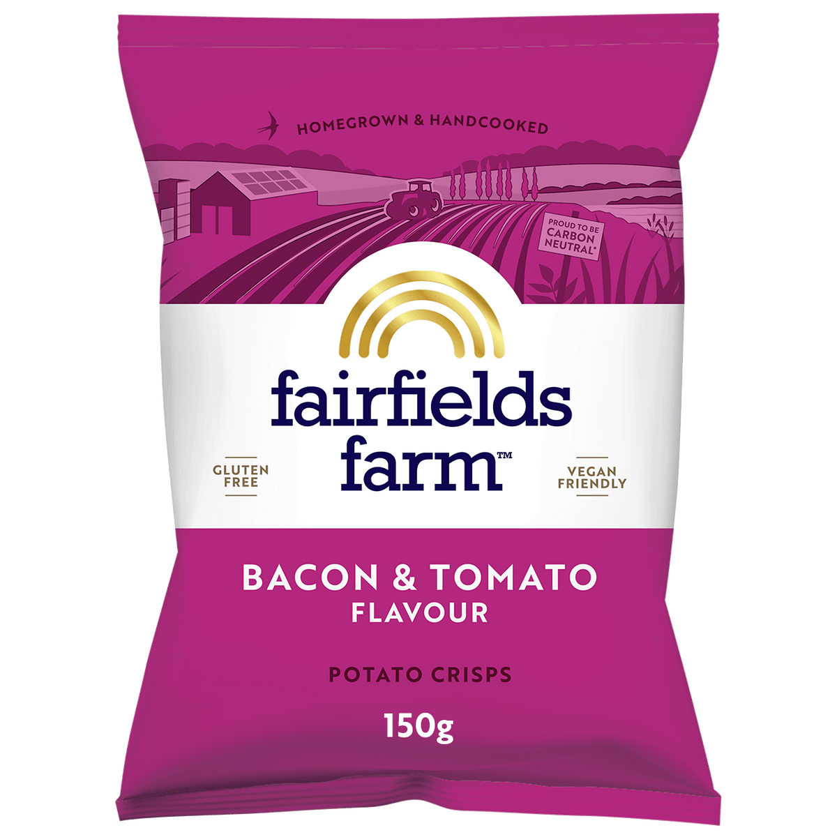 Bacon & Tomato Flavour Crisps 150g
