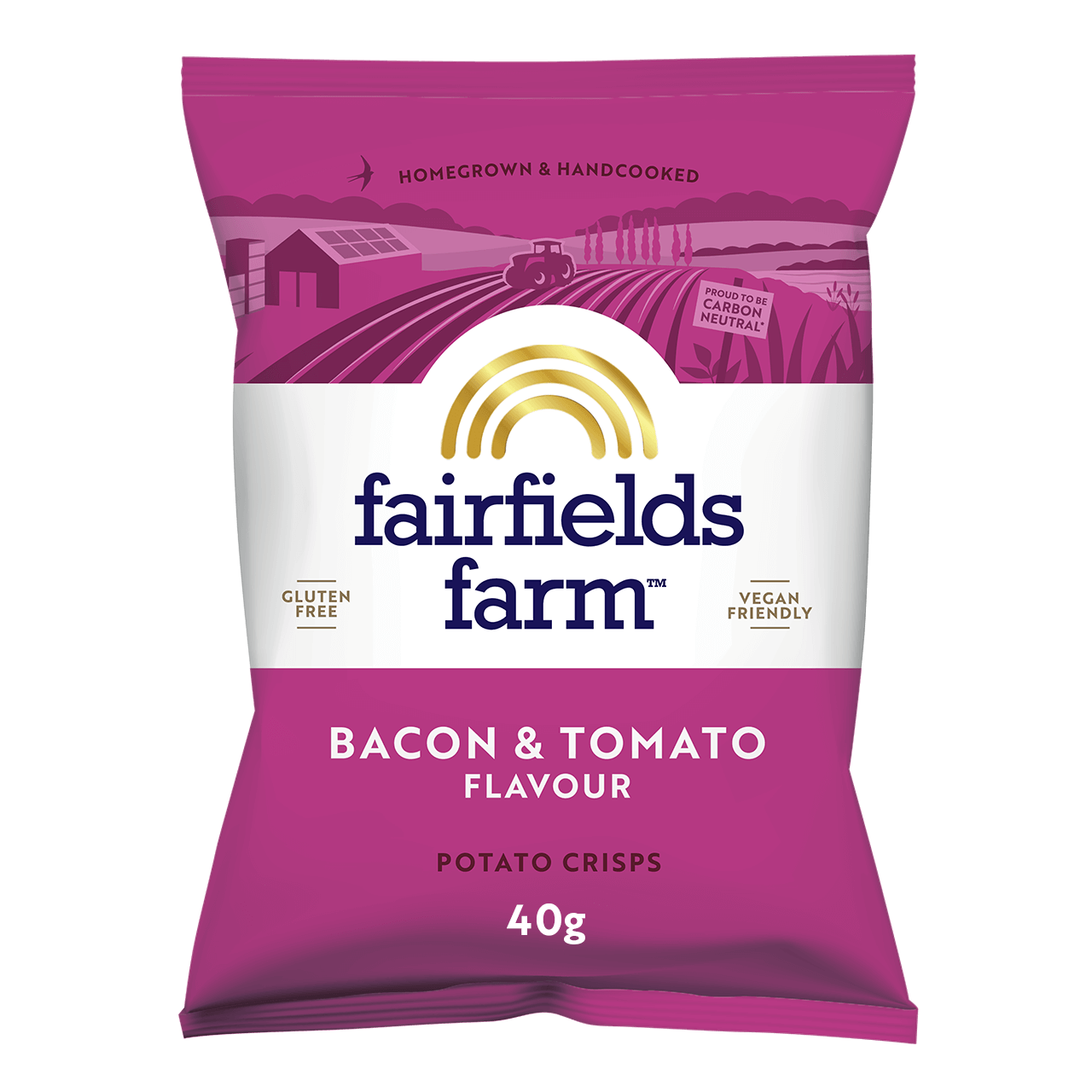 Bacon & Tomato Flavour Crisps 40g