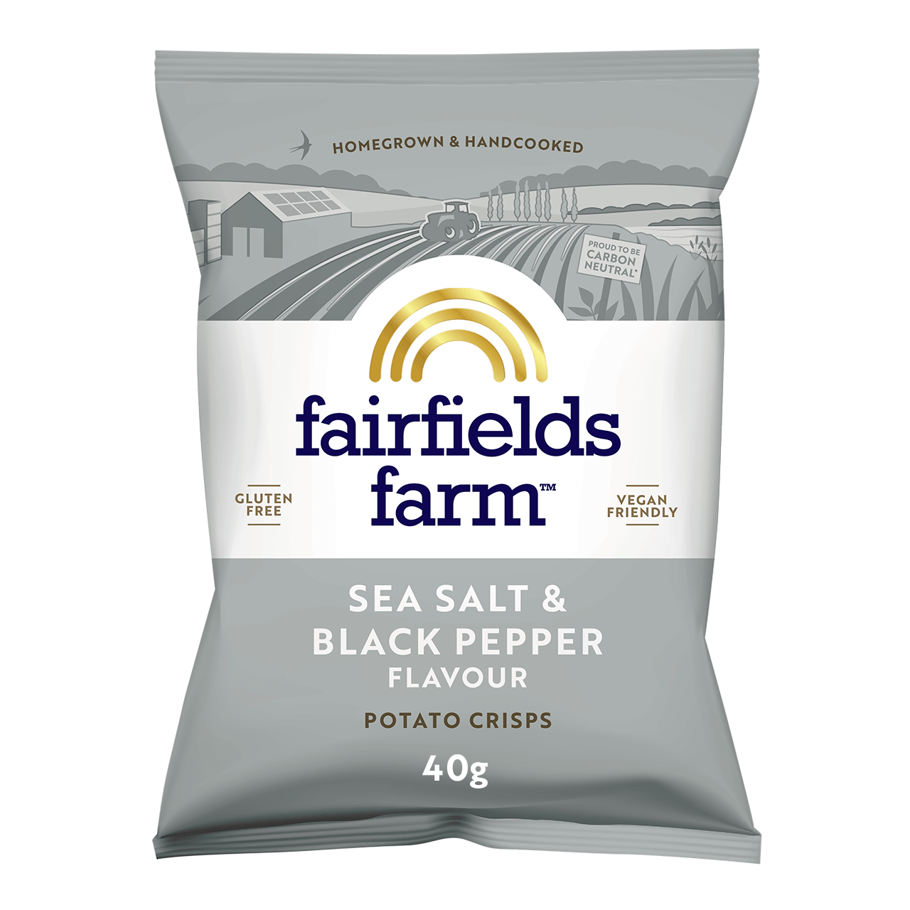 Sea Salt & Black Pepper Crisps 40g