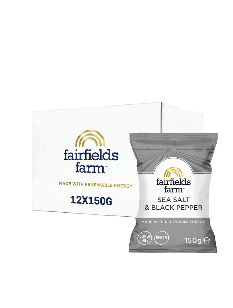 12 x 150g Bags – Sea Salt & Black Pepper