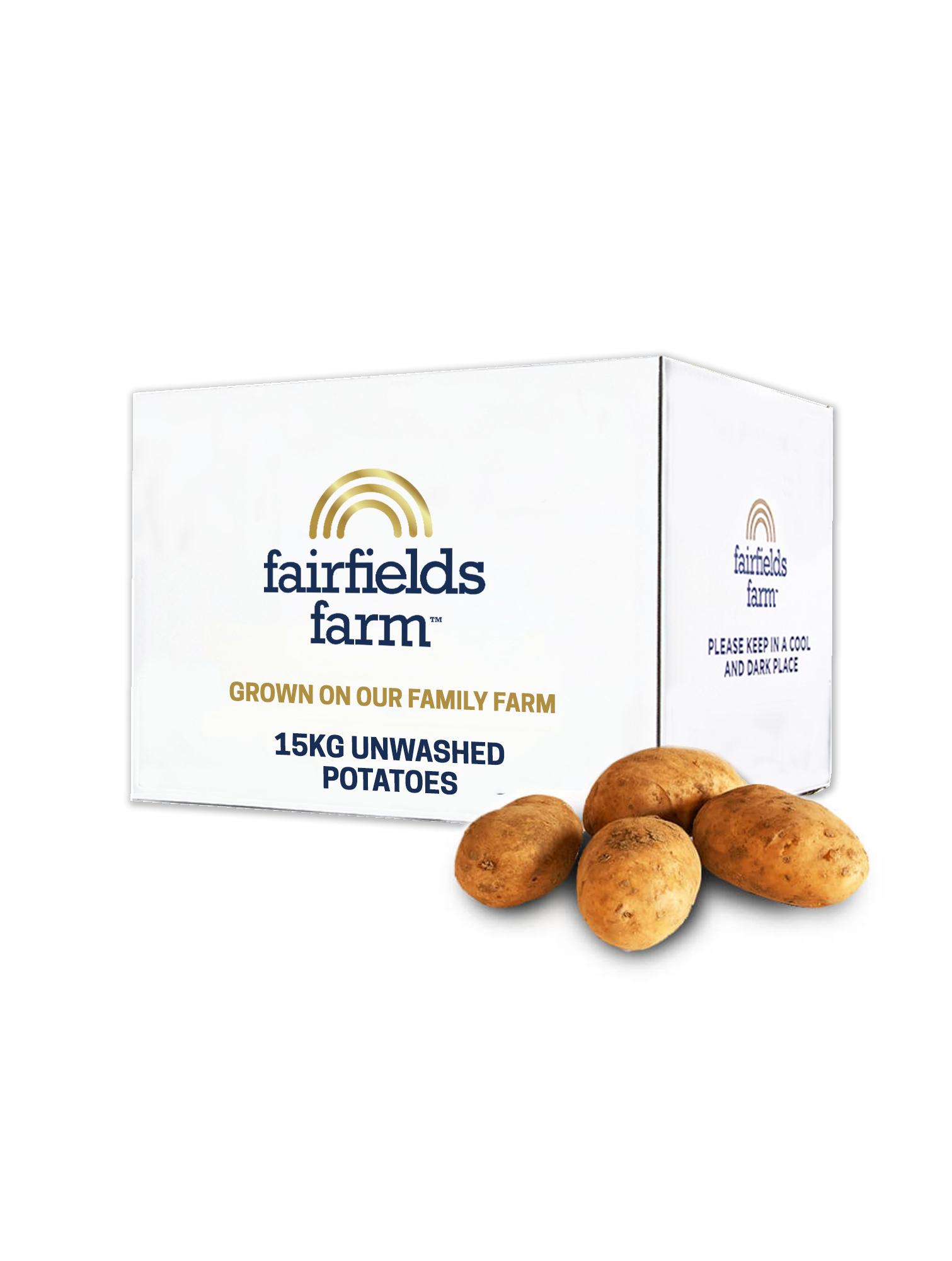 15kg Of Unwashed Potatoes for Roasting/Chipping – Various Sizes
