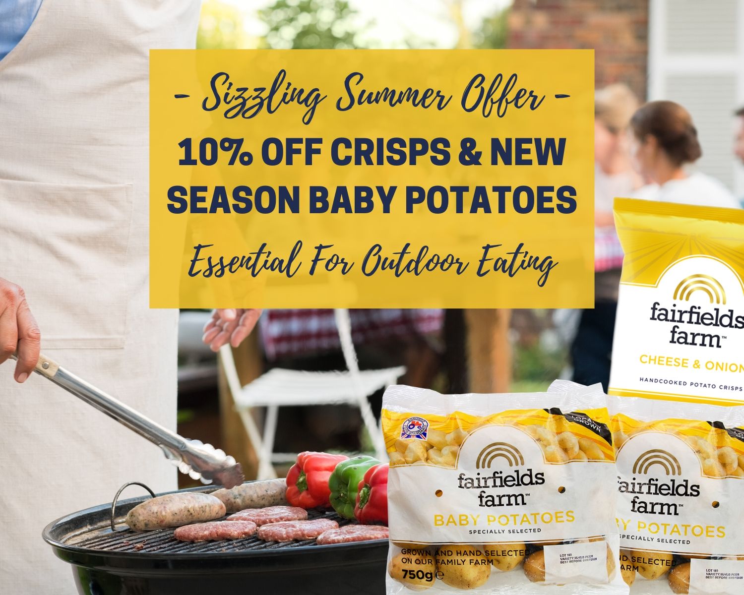 10% Off Crisps & New Season Baby Potatoes