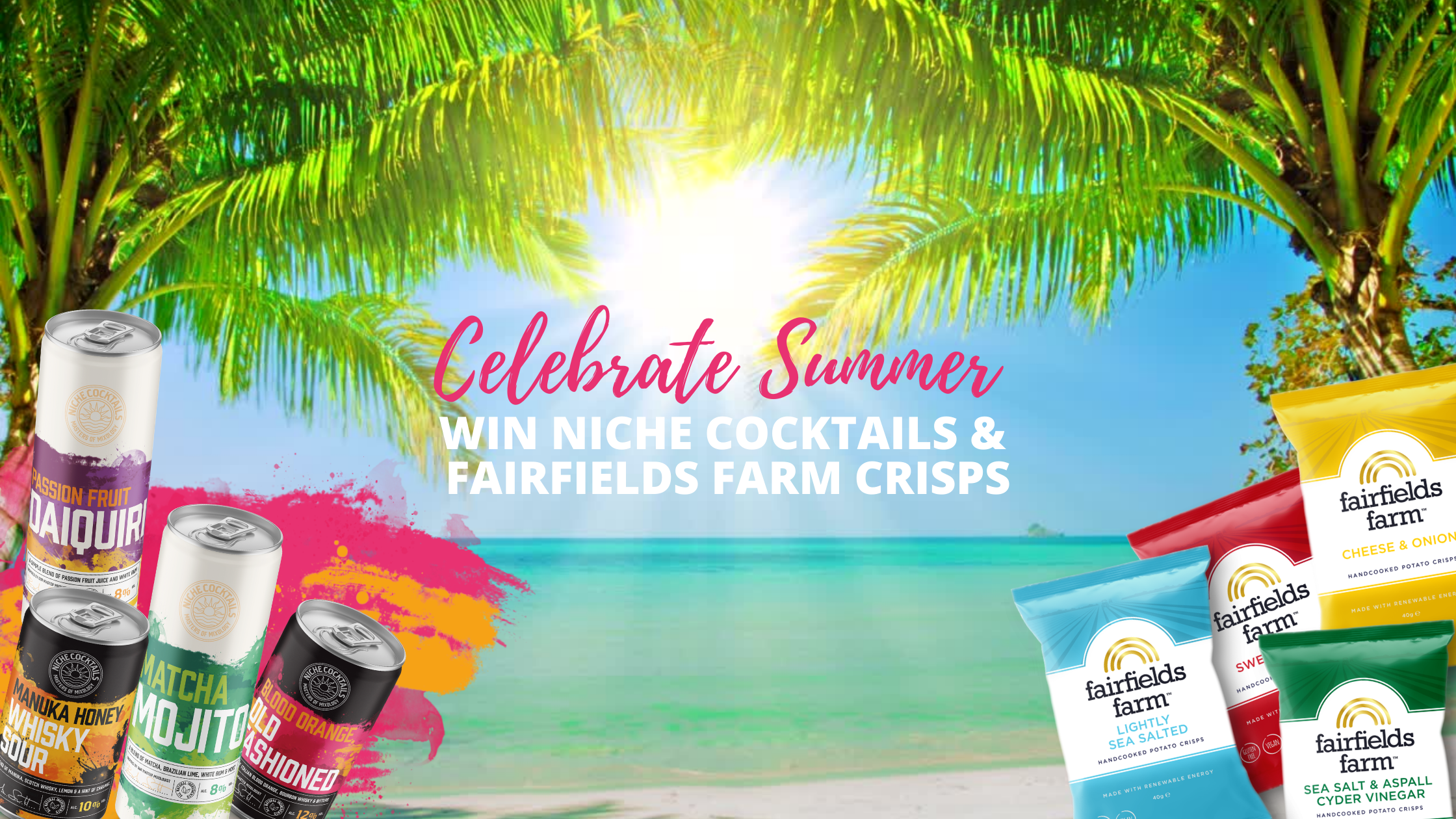 WIN Niche Cocktails & Fairfields Farm Crisps