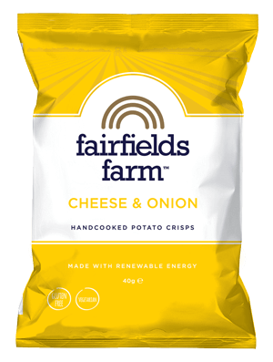 Fairfields Farm Cheese & Onion Crisps