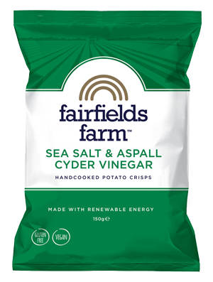 Fairfields Farm Sea Salt & Aspall Cyder Vinegar Crisps