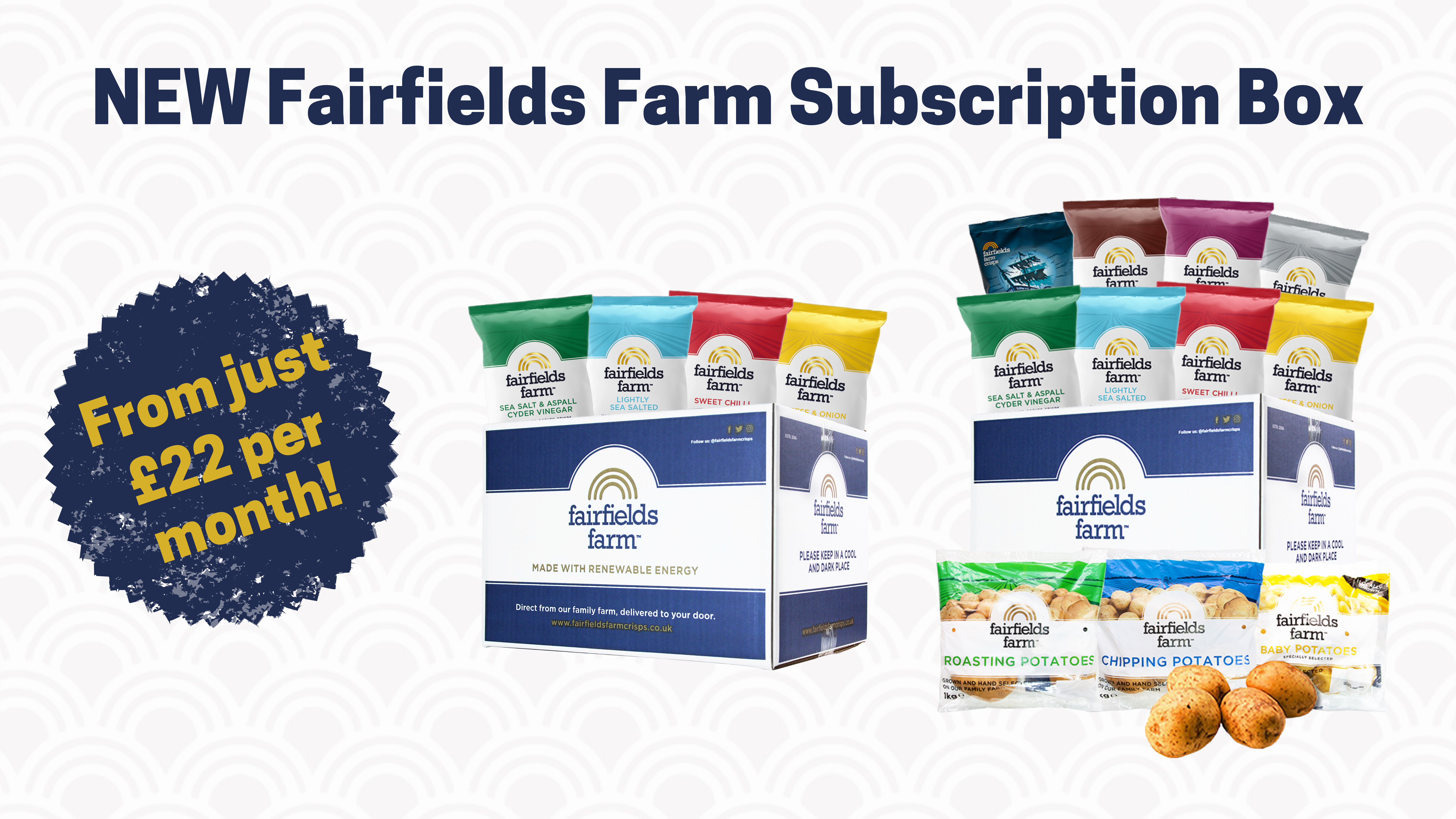 Fairfields Farm Launches First Ever Potato & Crisps Subs Box