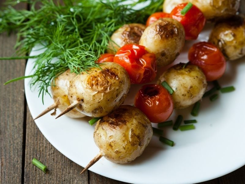 Potato Skewers