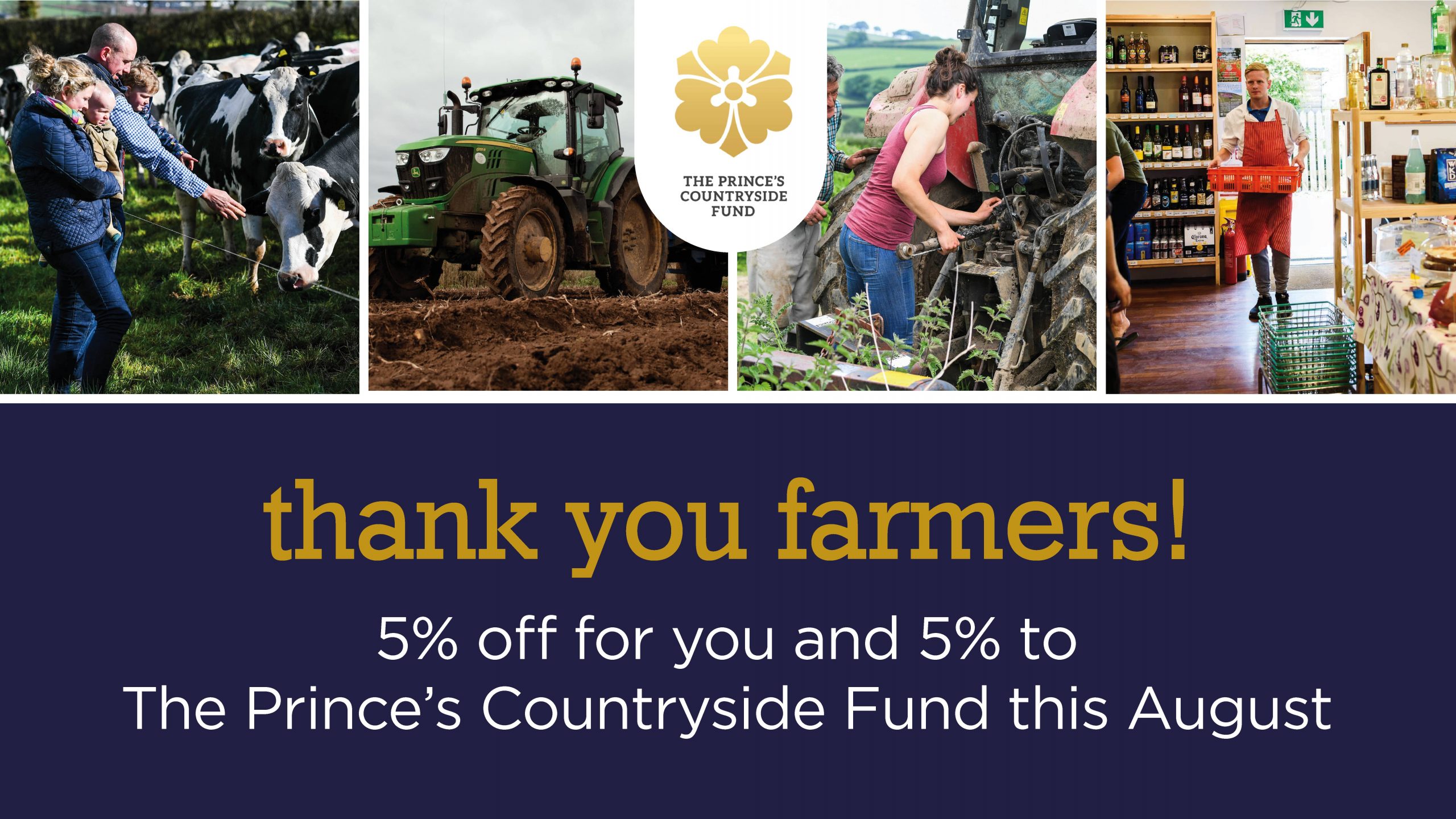 Thank You Farmers – You Save 5%, We’ll Donate 5%