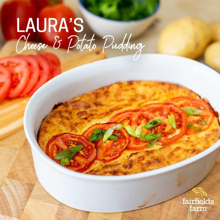 Laura’s Potato & Cheese Pudding Recipe