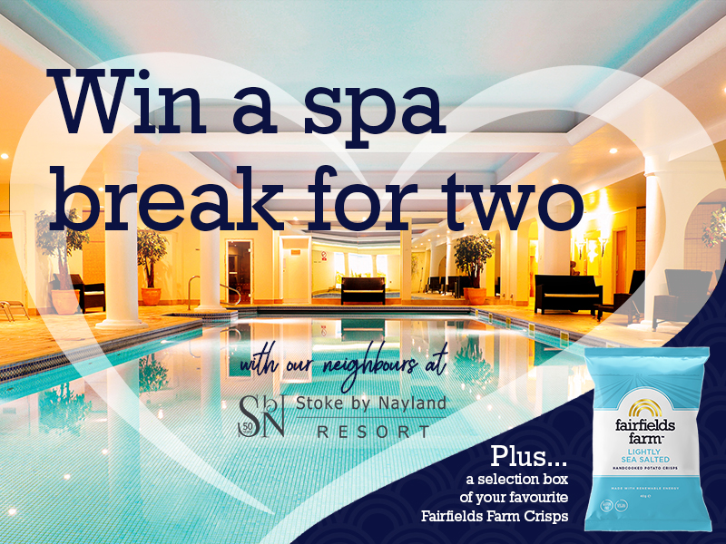 WIN a midweek spa break with Stoke by Nayland Resort
