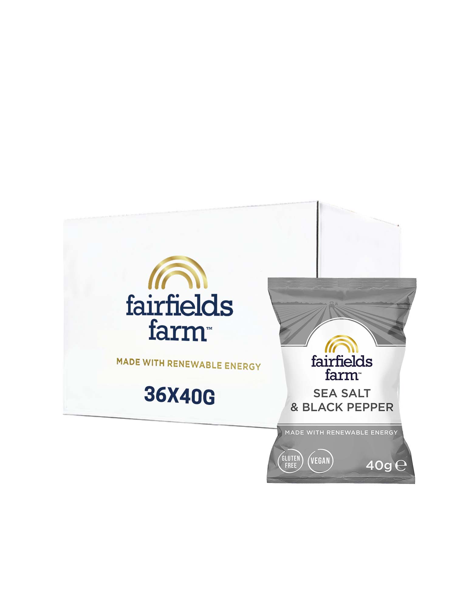 Sea Salt & Black Pepper – 36 x 40g bags
