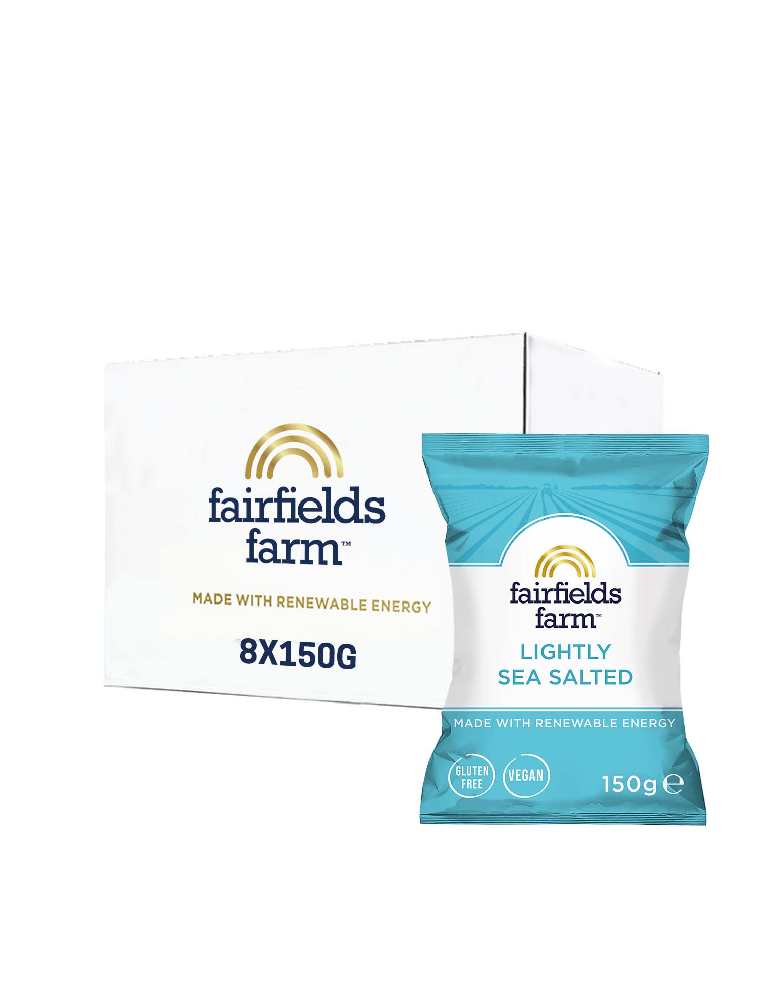 Lightly Sea Salted – 8 x 150g bags