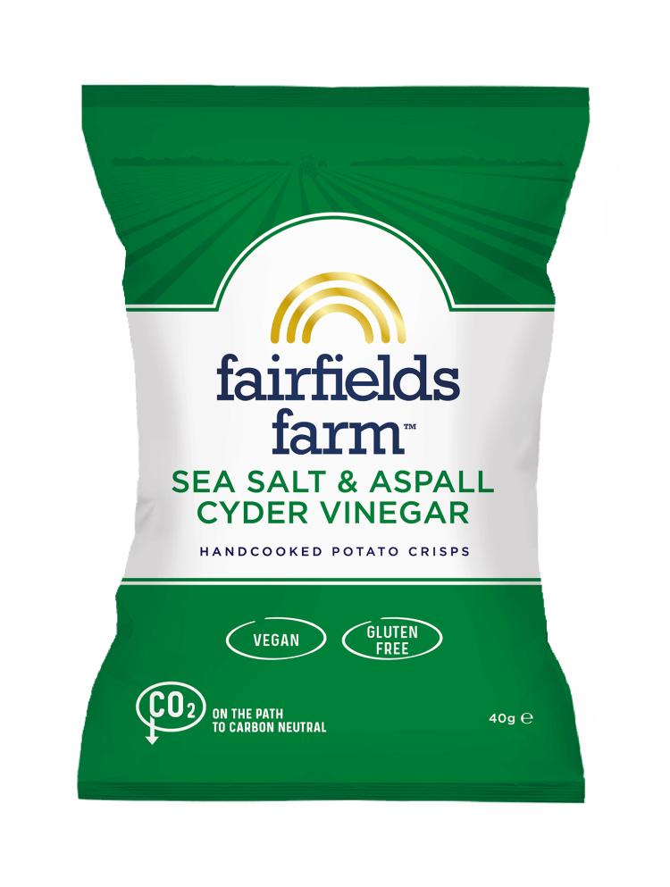 Fairfields Farm Crisps Sea Salt & Aspall Cyder Vinegar